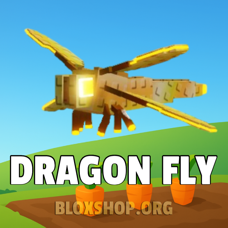 Dragonfly pet – Grow a Garden Roblox Divine-tier pet that turns crops golden every 5 minutes.