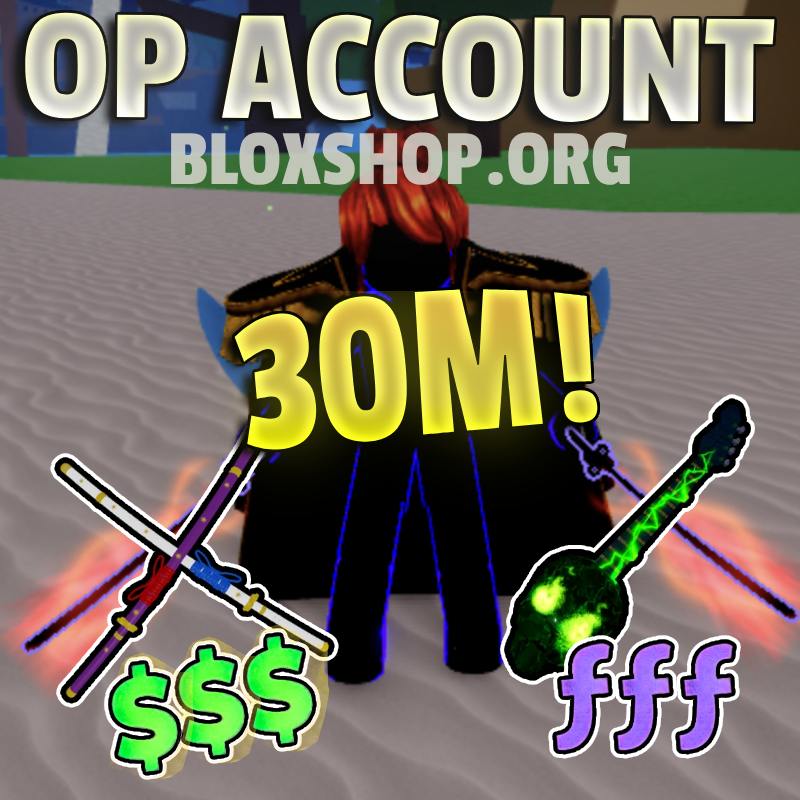 Cheap Bloxfruits Account With 30 million bounty!