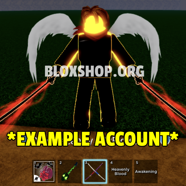 🔥 Angel V4 + Sanguine Art Blox Fruits Account (READ DESCRIPTION)