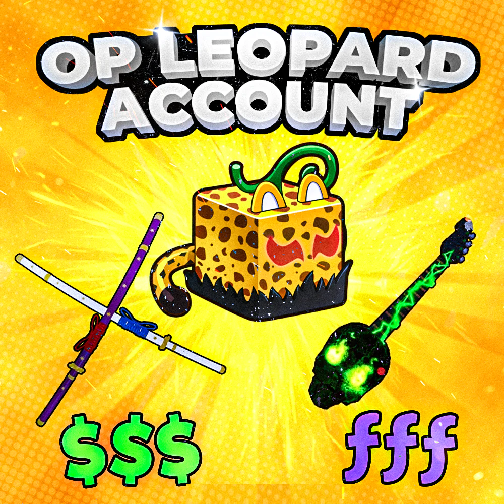 Cheap Bloxfruits Account With  leopard fruit in inventory!