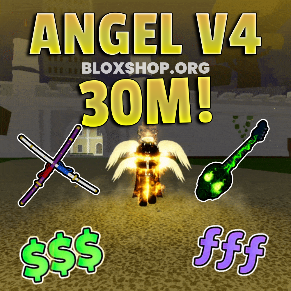 🔥 30M BOUNTY Angel V4 Bloxfruits Account (READ DESCRIPTION)