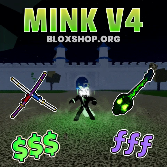 🔥 حساب Mink V4 Blox Fruits (اقرأ الوصف)