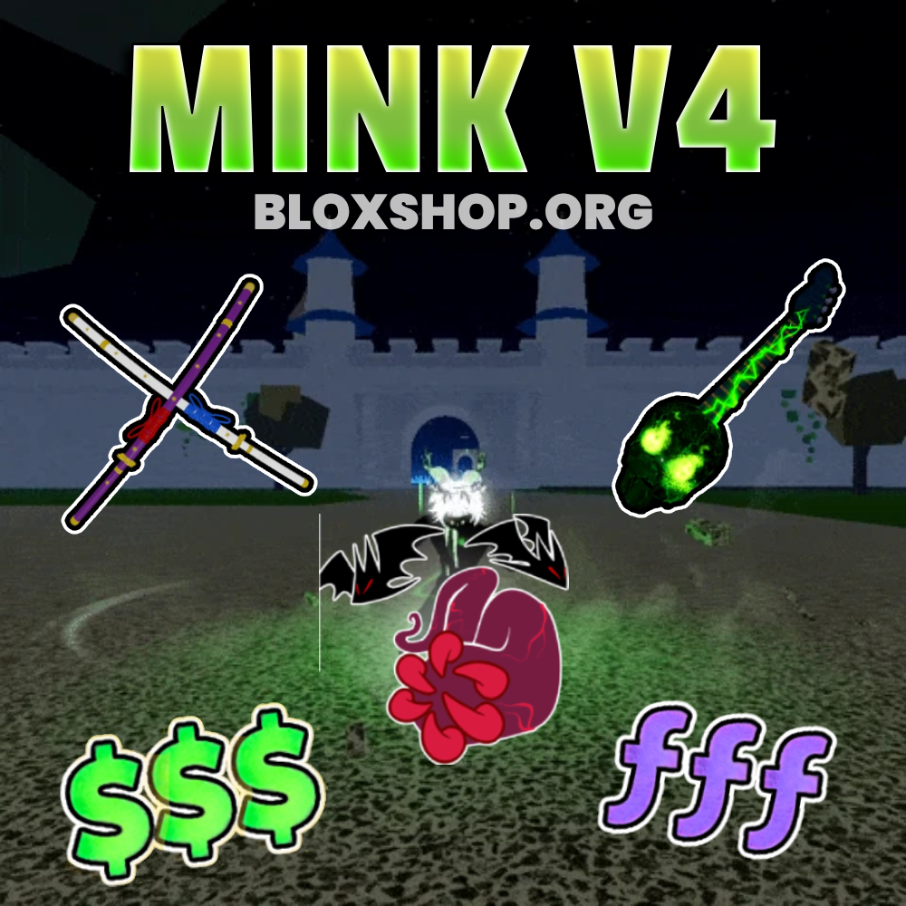 Cheap Bloxfruits Account With Mink V4 and Sanguine Art!