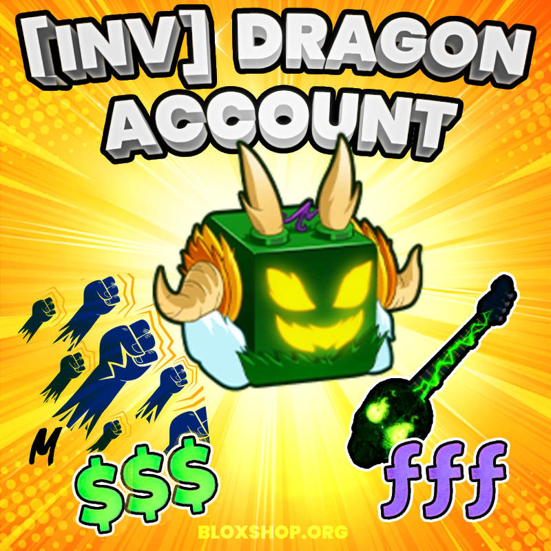 🔥 [INV] Dragon Blox Fruits Account (Read Description)