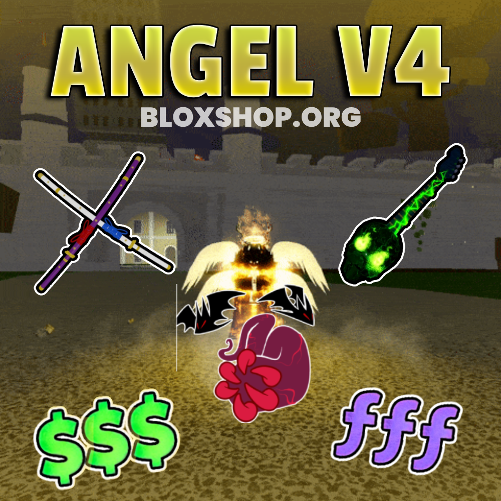 Cheap Bloxfruits Account With Angel V4 and Sanguine Art!